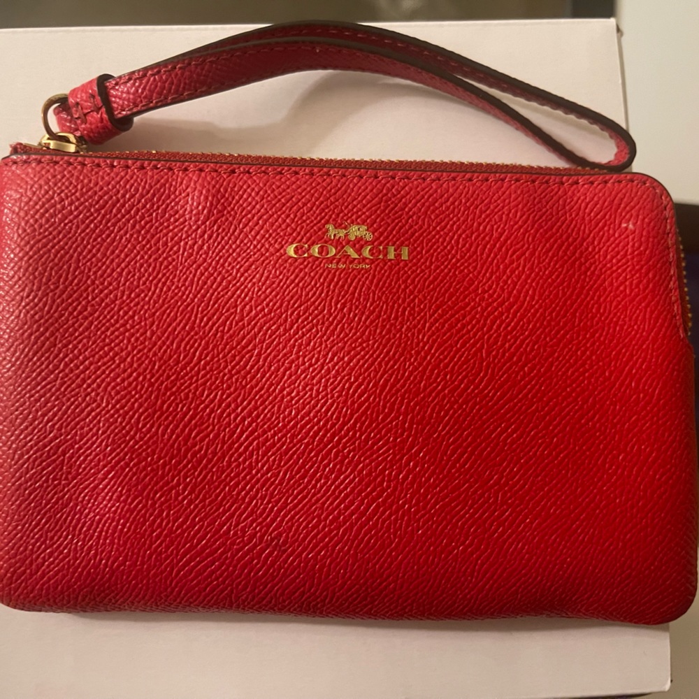 Coach Pouch Wallet Gem